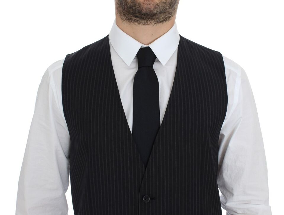 Dolce &amp;amp; Gabbana Grå Stretchig Festklänning Väst