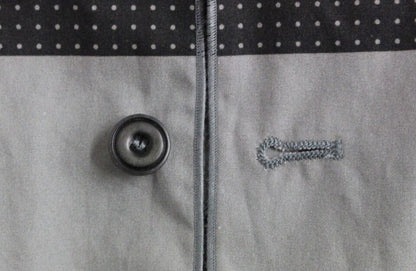 Dolce &amp;amp; Gabbana Grå Polka Dot Klänning Väst Gilet Weste