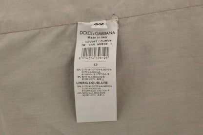 Dolce &amp;amp; Gabbana Beige Bomulls-Sidenblandad Klänning Västkavaj