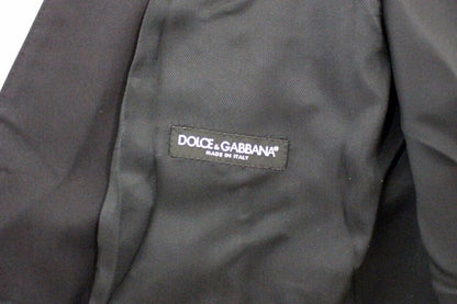 Dolce &amp;amp; Gabbana Blå Bomullsstretchig Klänning Västkavaj