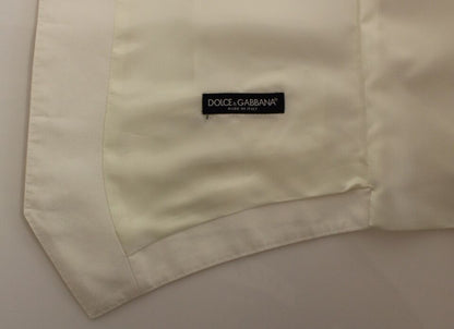 Dolce &amp;amp; Gabbana Vit Kavaj i Bomull och Sidenblandning