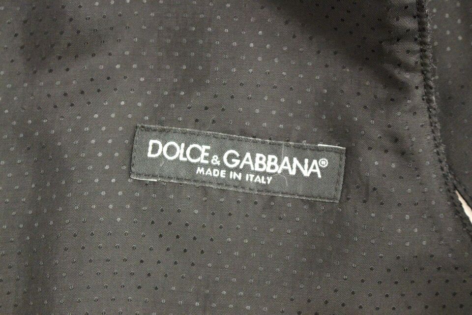 Dolce &amp;amp; Gabbana Grå Wool Blend Väst Gilet Weste