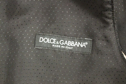 Dolce &amp;amp; Gabbana Grå Wool Blend Väst Gilet Weste