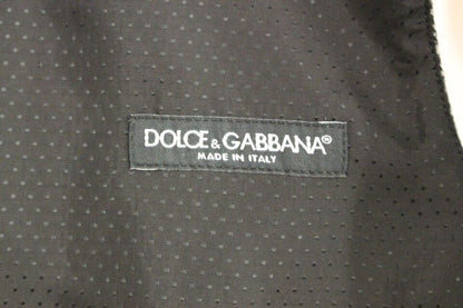 Dolce &amp;amp; Gabbana Grå bomullsblandad väst med logotyp