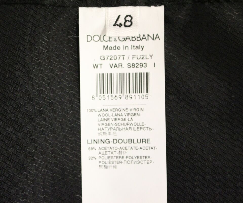 Dolce &amp;amp; Gabbana Grå Ull Formell Klänning Väst Väst