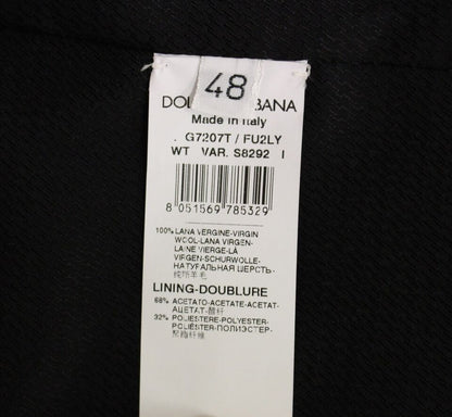 Dolce &amp;amp; Gabbana Grå Ull Formell Klänning Väst Väst