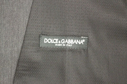 Dolce &amp;amp; Gabbana Grå Ull Formell Klänning Väst Väst