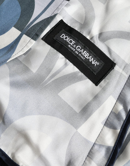 Dolce &amp;amp; Gabbana Multicolor Logo Print Bomber Blouson Jacka