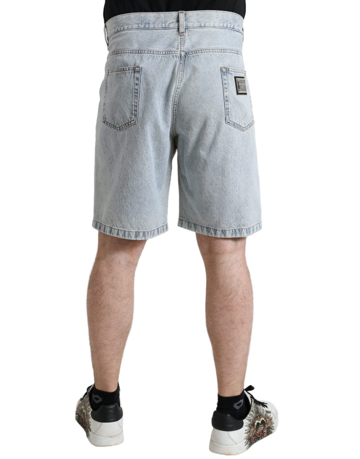 Dolce &amp;amp; Gabbana Flerfärgade Blommiga Jeansbermudashorts