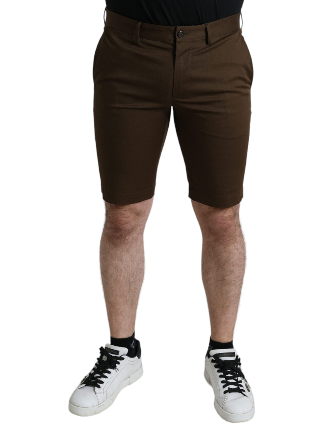 Dolce &amp;amp; Gabbana Bruna Bomullsstretch Bermudashorts Herr