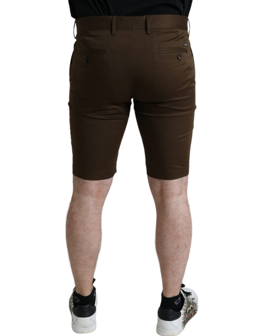 Dolce &amp;amp; Gabbana Bruna Bomullsstretch Bermudashorts Herr