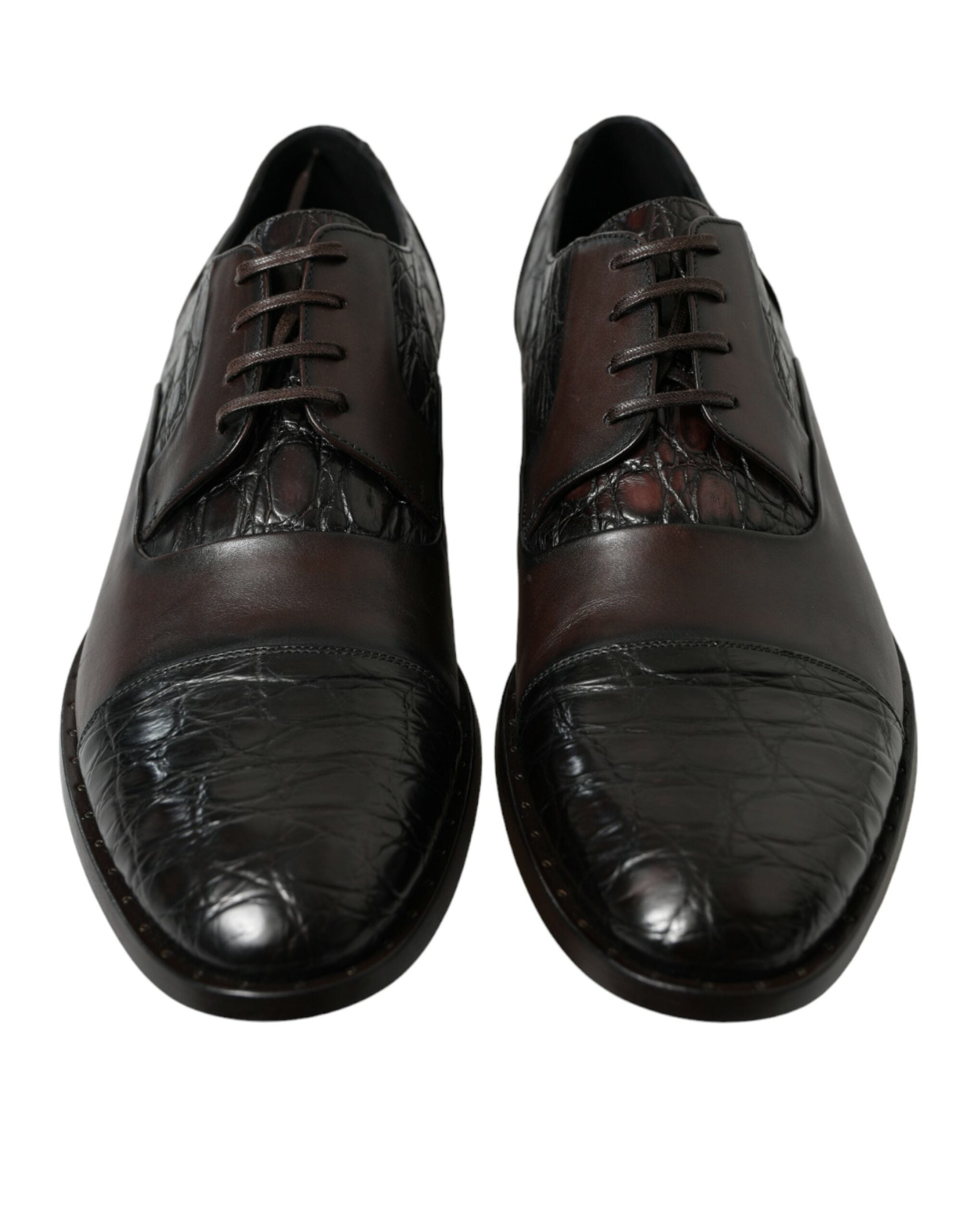 Dolce &amp;amp; Gabbana Bruna Exotiska Läderskor För Herr