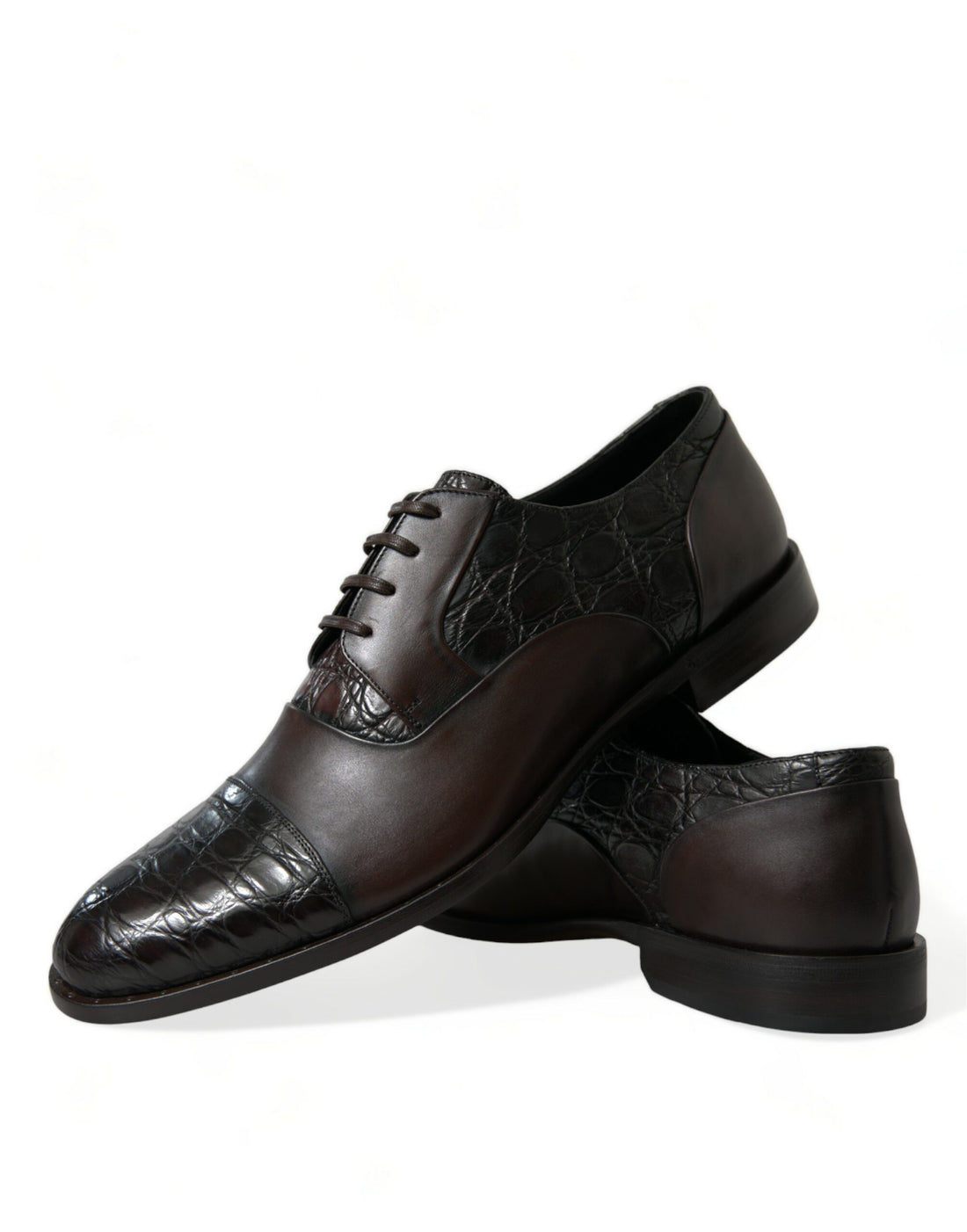 Dolce &amp;amp; Gabbana Bruna Exotiska Läderskor För Herr