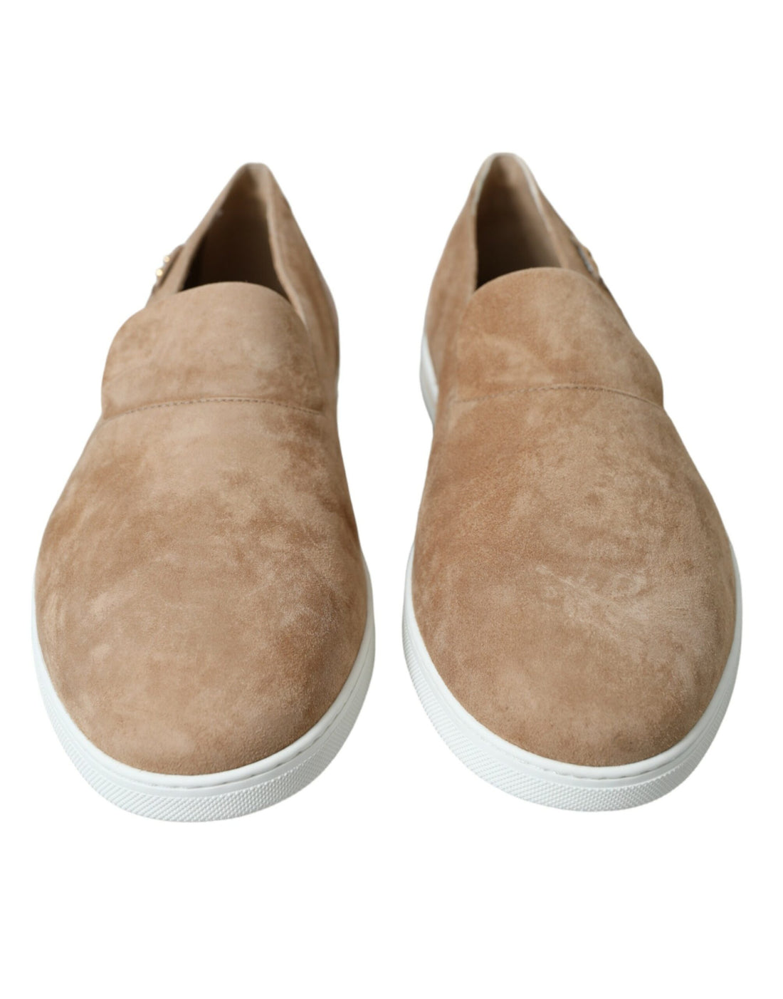 Dolce &amp;amp; Gabbana Beige Mocka Caiman Herr Loafers Tofflor Skor