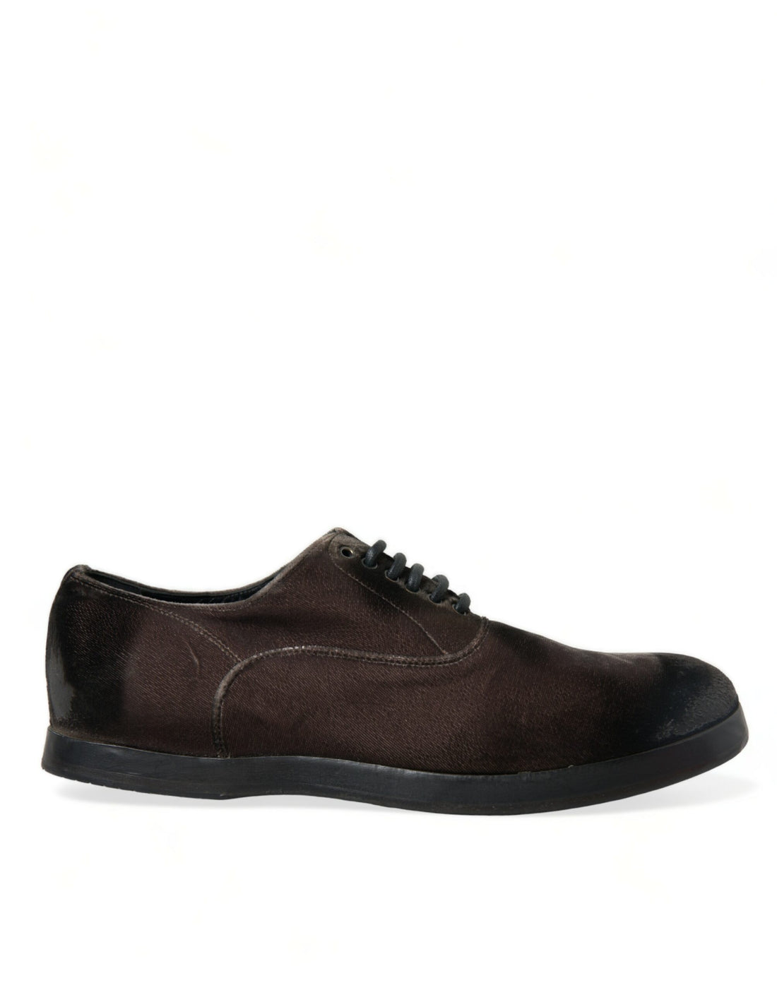 Dolce &amp;amp; Gabbana Bruna Sammet Herrskor Med Snörning Oxford