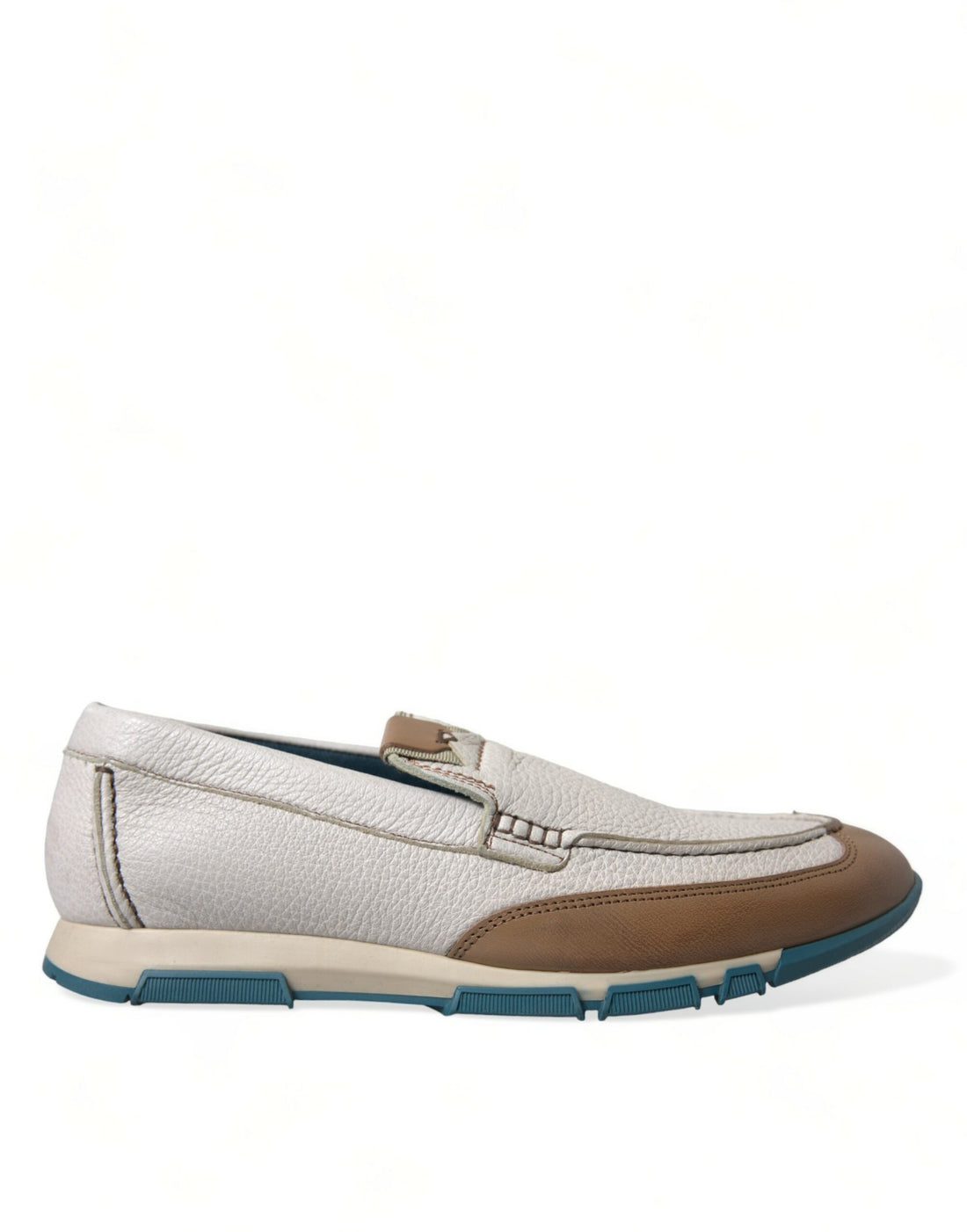 Dolce &amp;amp; Gabbana Vita Bruna Läder Slip On Herr Mockasiner