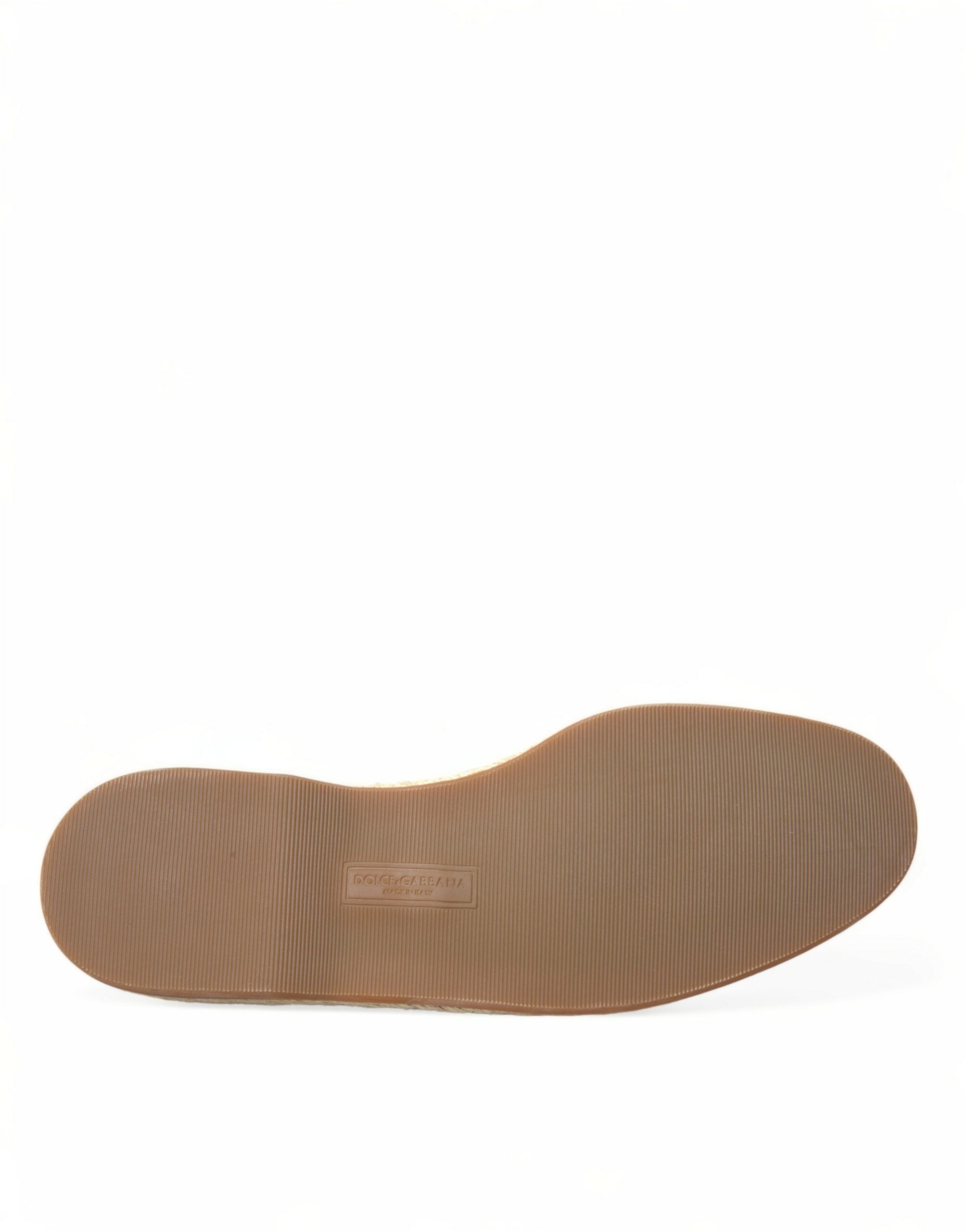 Dolce &amp;amp; Gabbana Röda Paljett Loafers Tofflor Herrskor