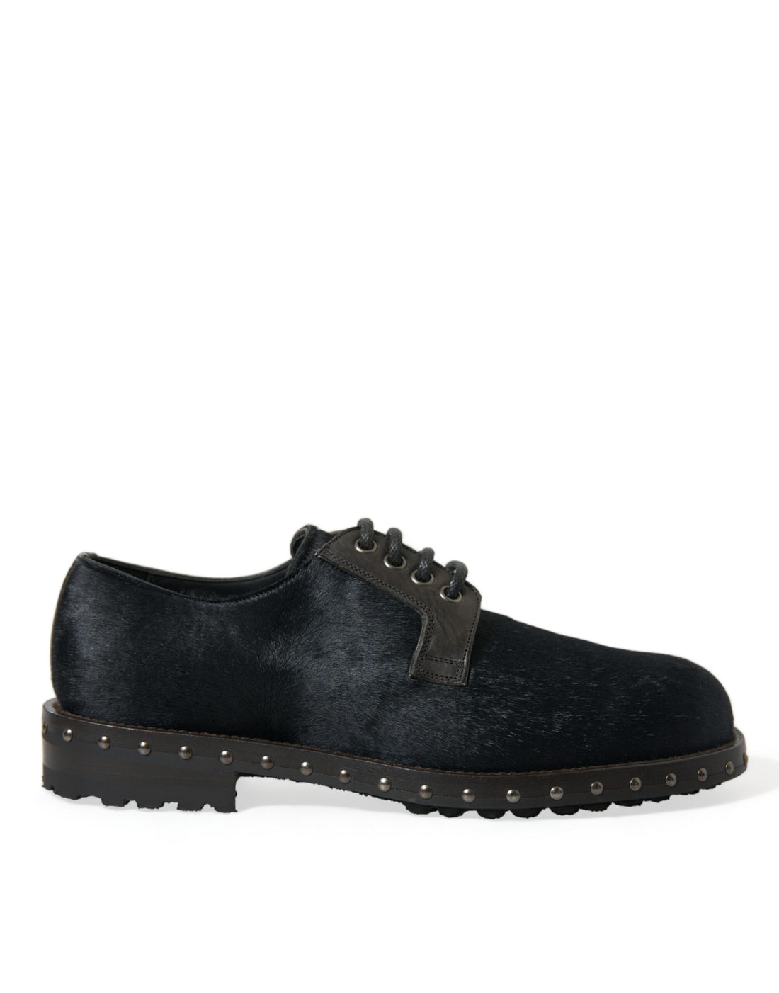 Dolce &amp;amp; Gabbana Svarta Stallpäls Derby SAN PIETRO Finskor