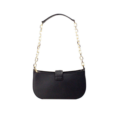 Michael Kors Carmen Liten Svart Haircalf Pouchette Axelremsväska