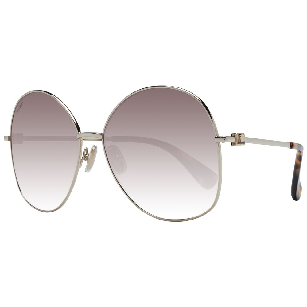 Max Mara Guld Dam Solglasögon