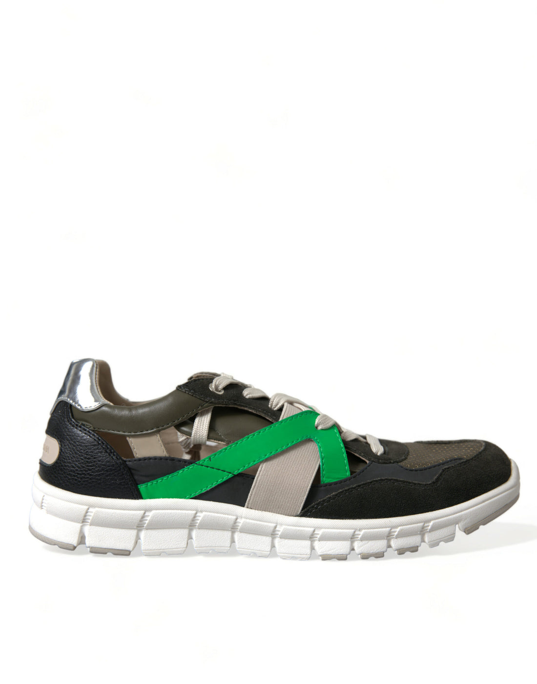 Dolce &amp;amp; Gabbana Låga Sneakers i Läder och Mocka i Flerfärg