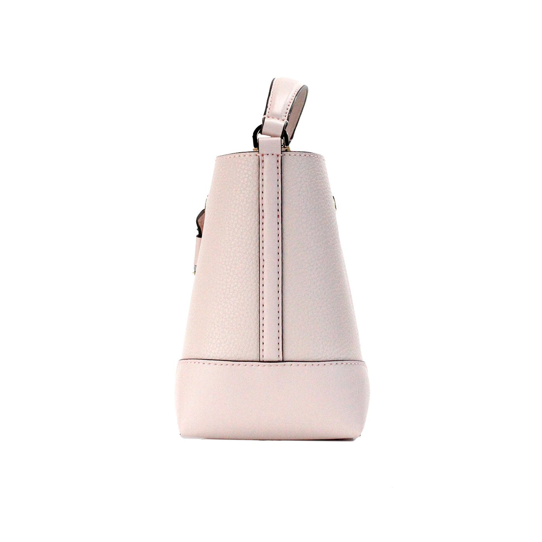 Michael Kors Mercer Liten Puderblush Pebble Läder Bucket Axelremsväska Handväska