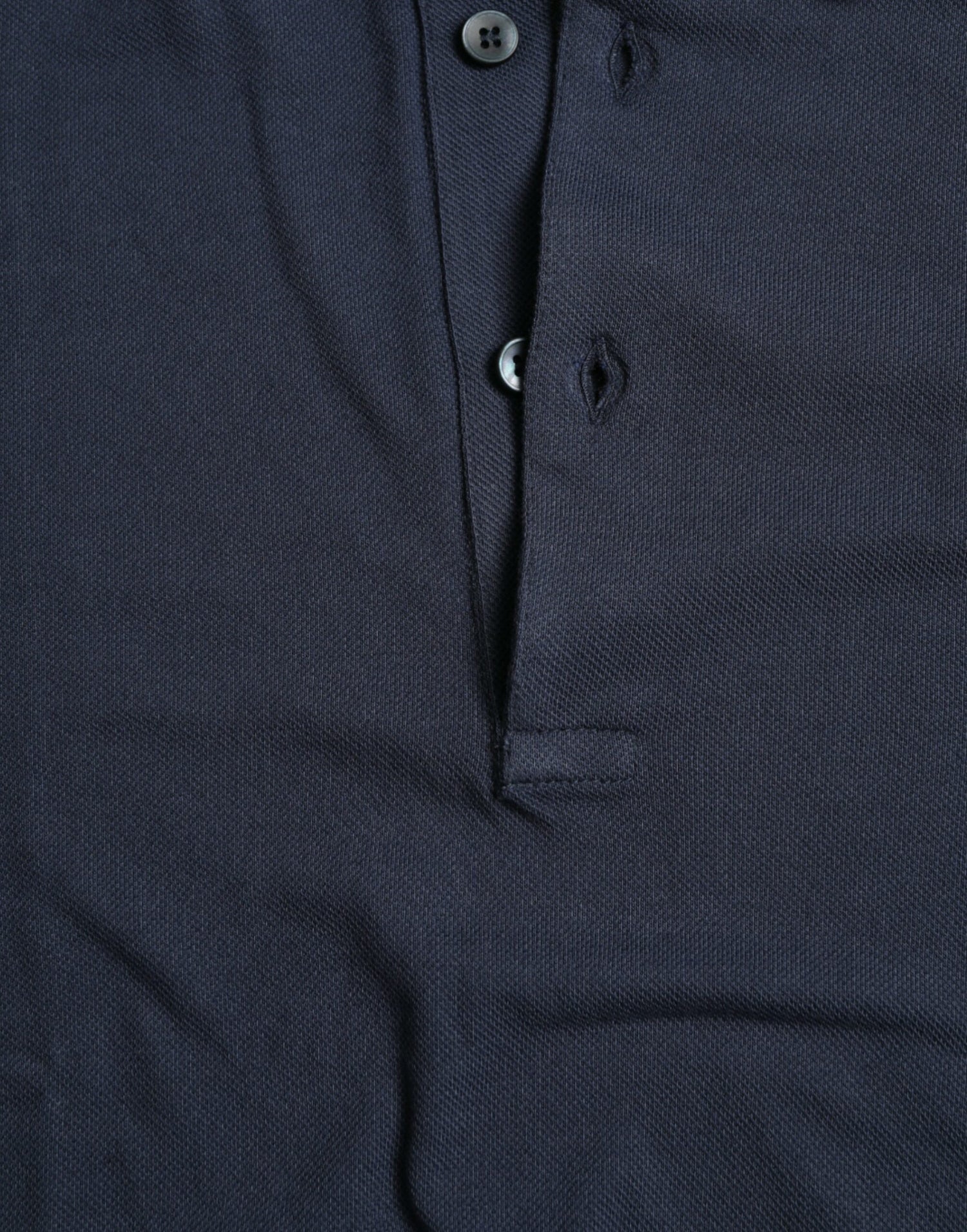Dolce &amp;amp; Gabbana Blå Kronmärke Bomullskrage Herrpolo T-shirt