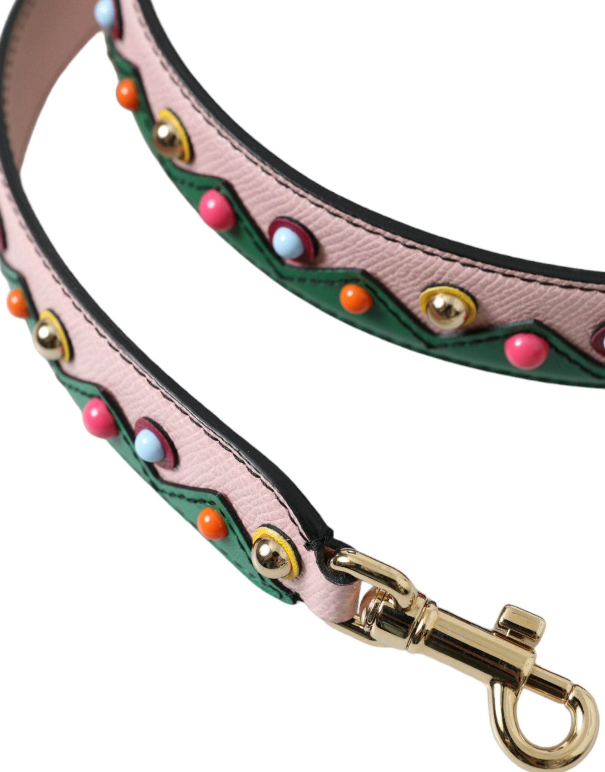 Dolce &amp;amp; Gabbana Rosa Läderväska Tillbehör Axelrem
