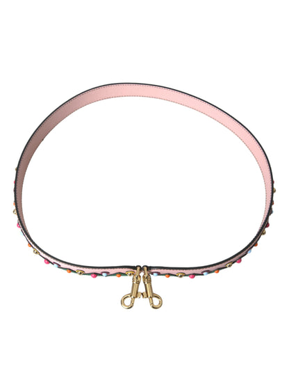 Dolce &amp;amp; Gabbana Rosa Läderväska Tillbehör Axelrem