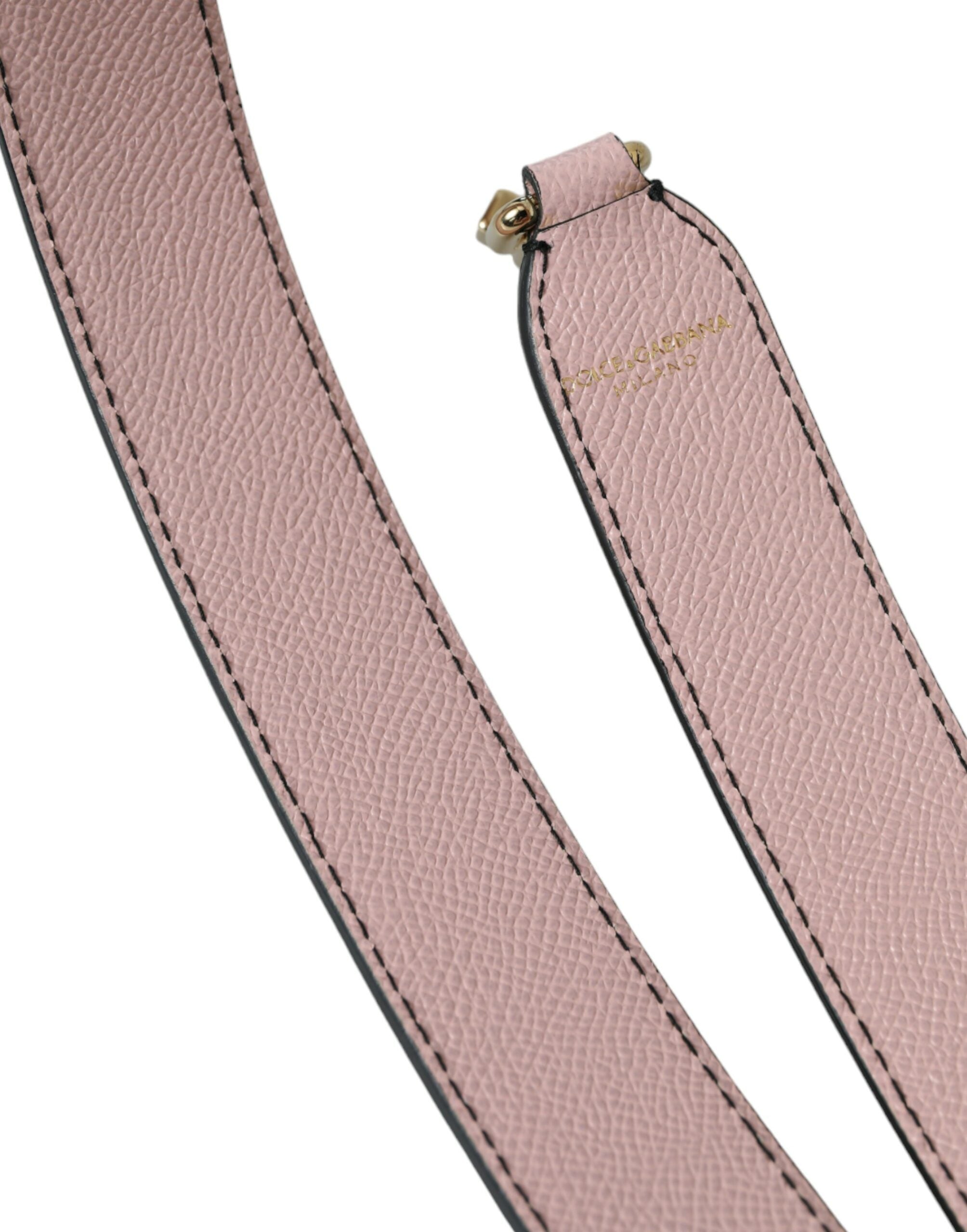 Dolce &amp;amp; Gabbana Rosa Läderväska Tillbehör Axelrem