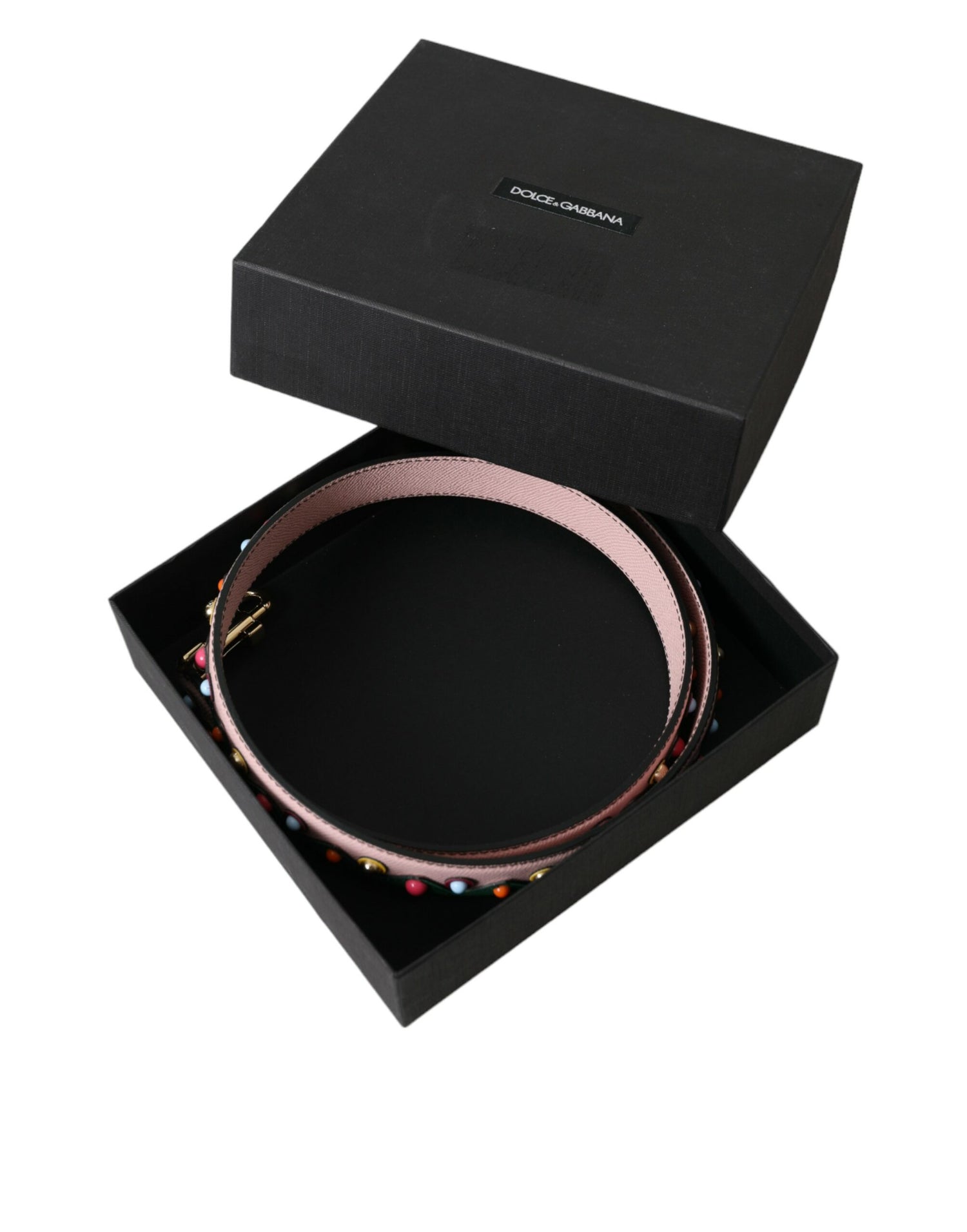 Dolce &amp;amp; Gabbana Rosa Läderväska Tillbehör Axelrem