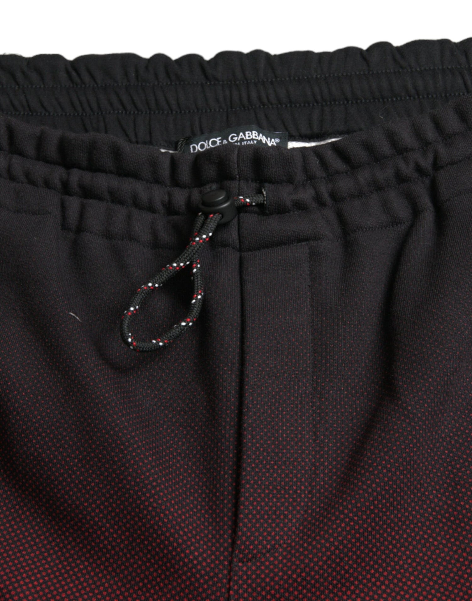 Dolce &amp;amp; Gabbana Röda Leopardmönstrade Bomullsbermudashorts