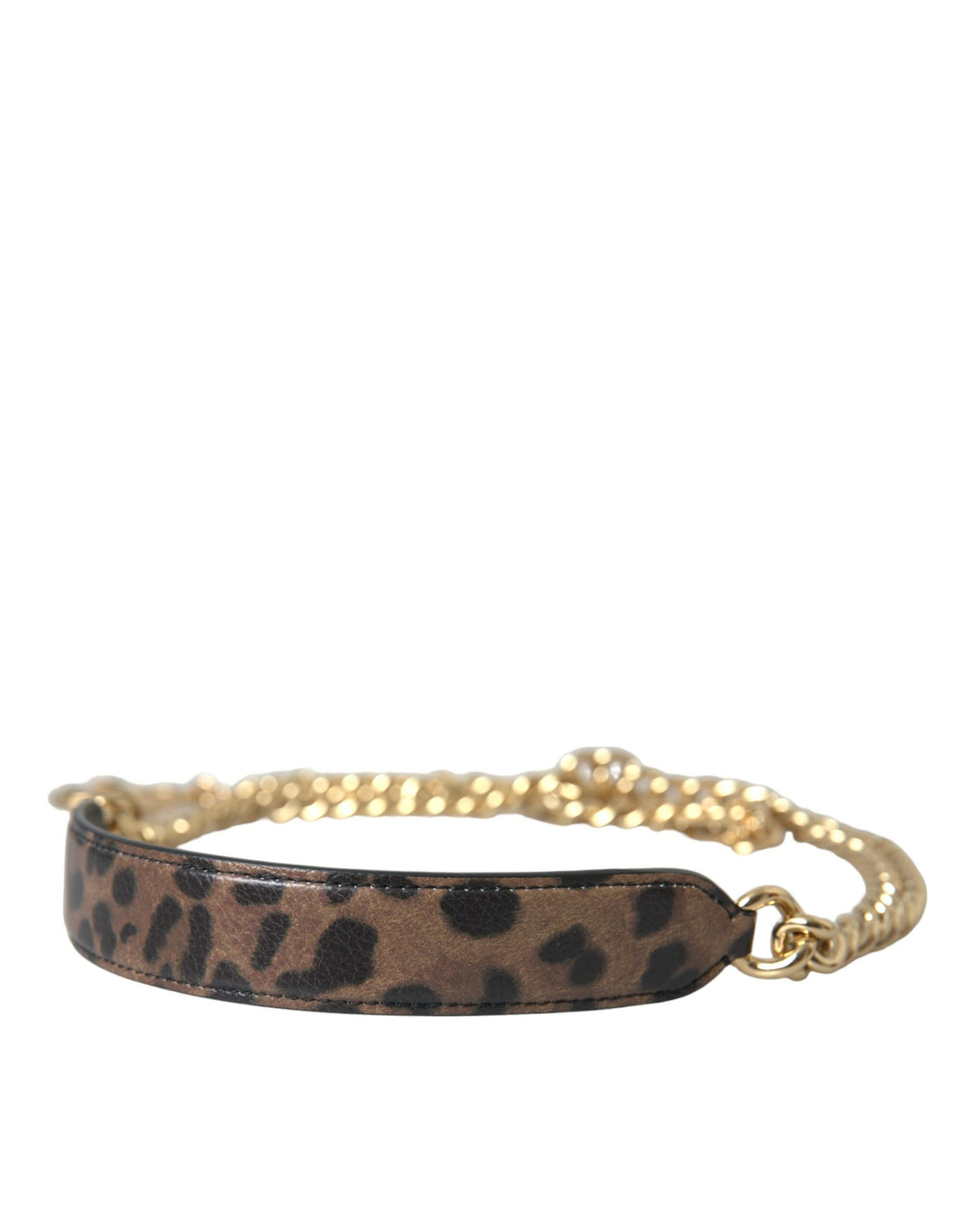 Dolce &amp;amp; Gabbana Brun Leopardväska Tillbehör Axelrem