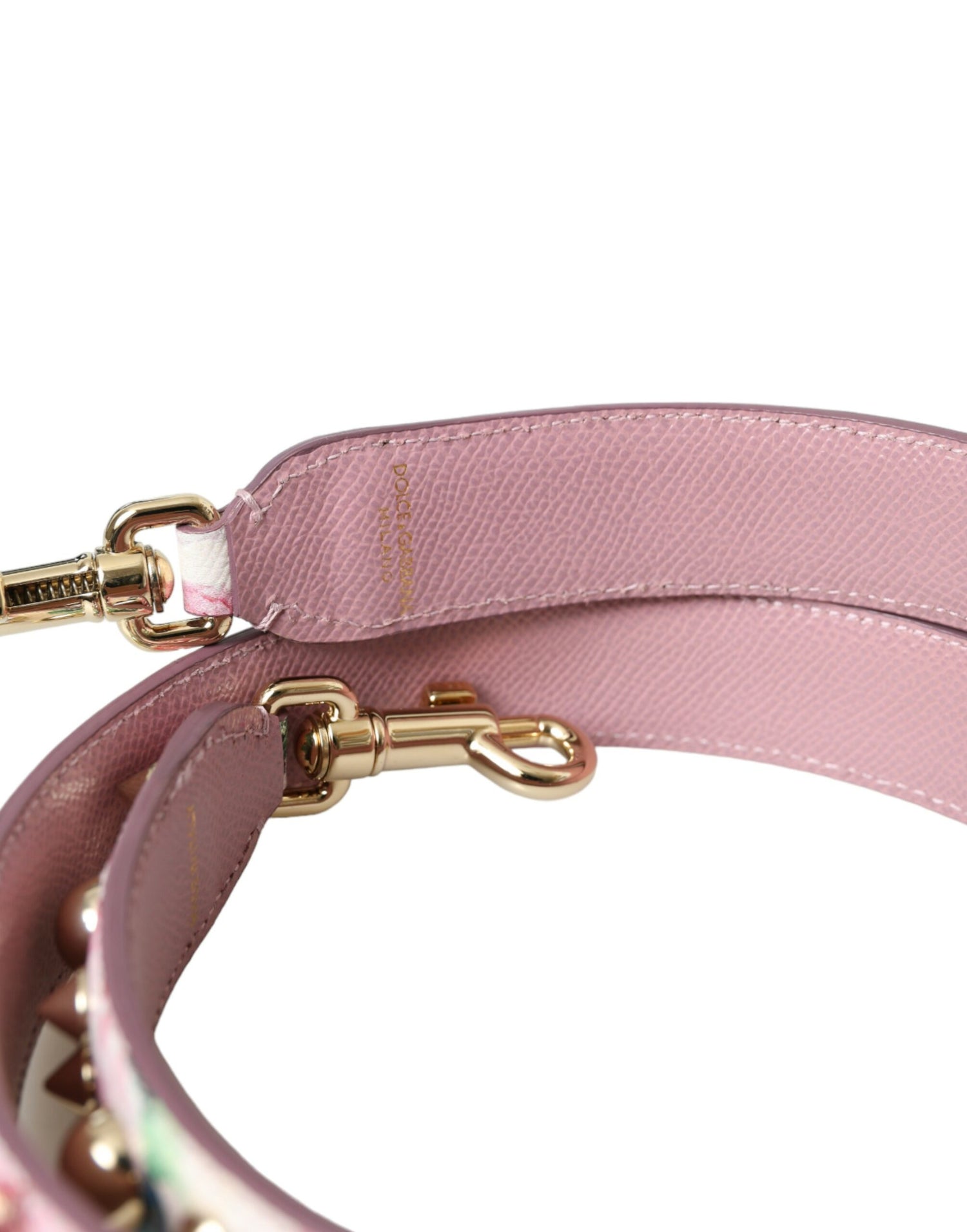 Dolce &amp;amp; Gabbana Rosa Blommig Handväska Tillbehör Axelrem