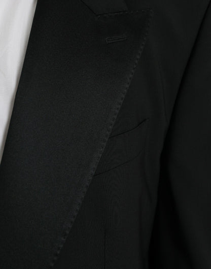 Dolce &amp;amp; Gabbana Svart SICILIA Enkelknäppt Kavaj