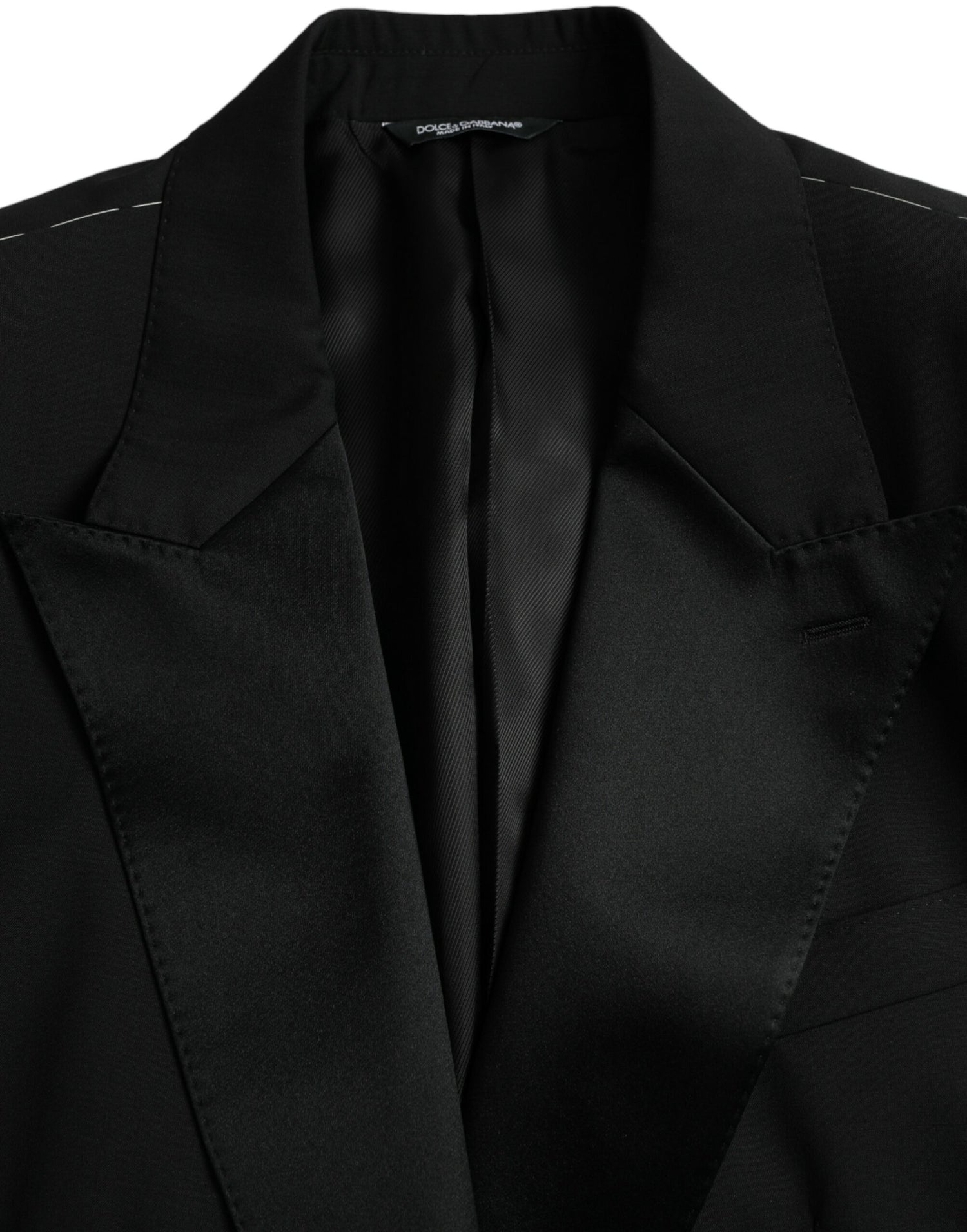 Dolce &amp;amp; Gabbana Svart SICILIA Enkelknäppt Kavaj