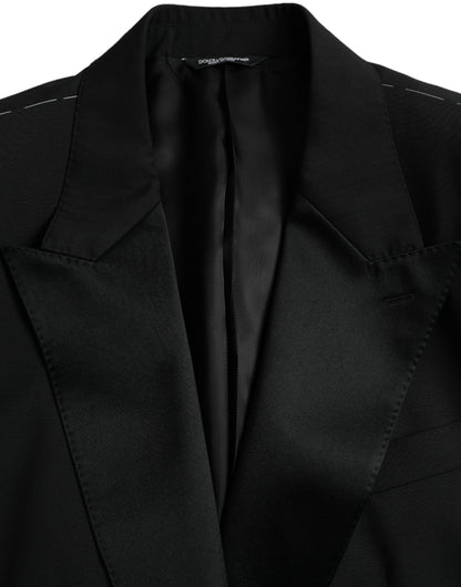 Dolce &amp;amp; Gabbana Svart SICILIA Enkelknäppt Kavaj