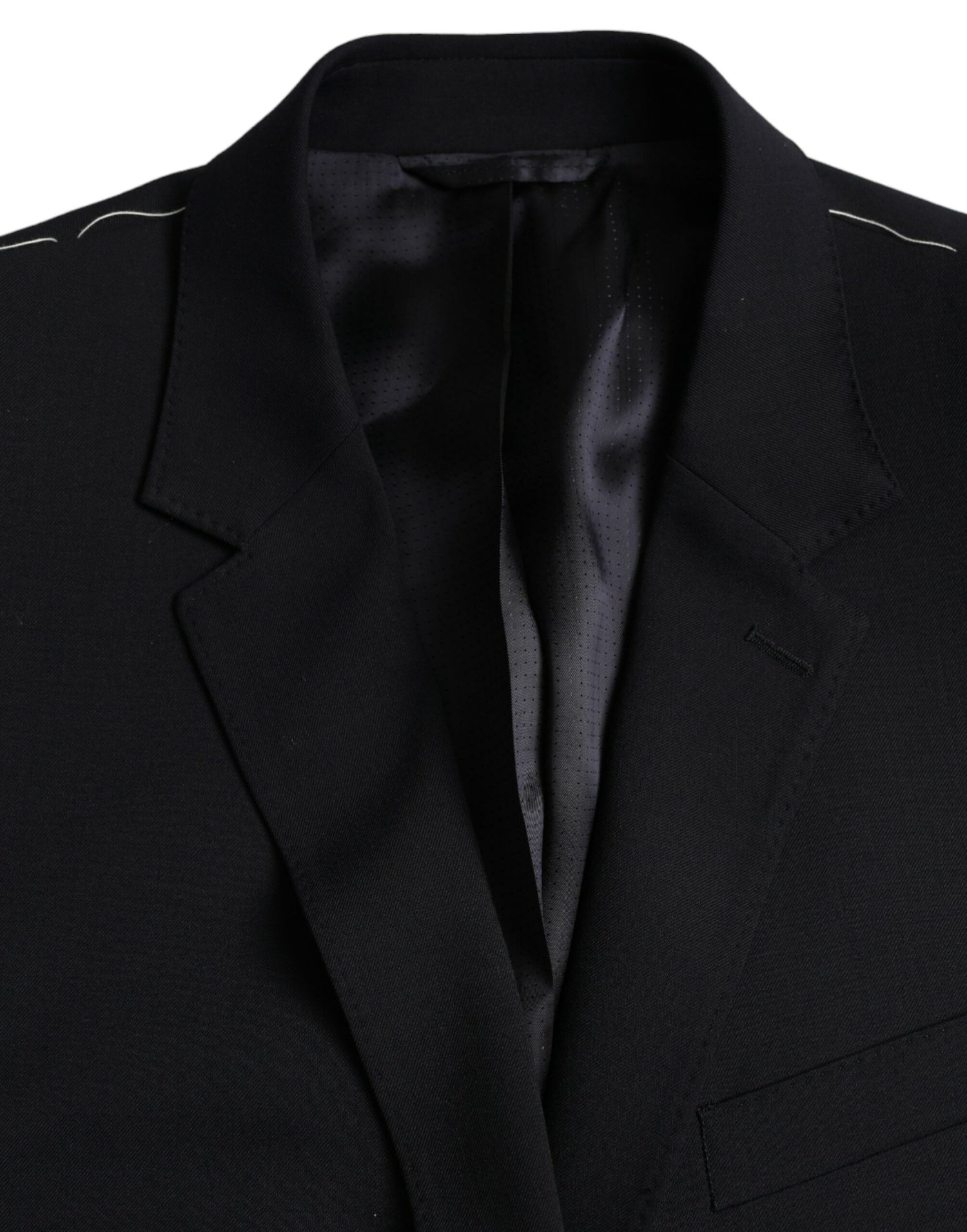 Dolce &amp;amp; Gabbana Svart MARTINI Enkelknäppt Kavaj