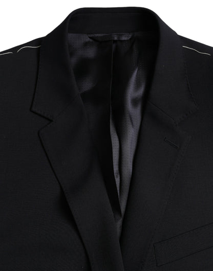Dolce &amp;amp; Gabbana Svart MARTINI Enkelknäppt Kavaj