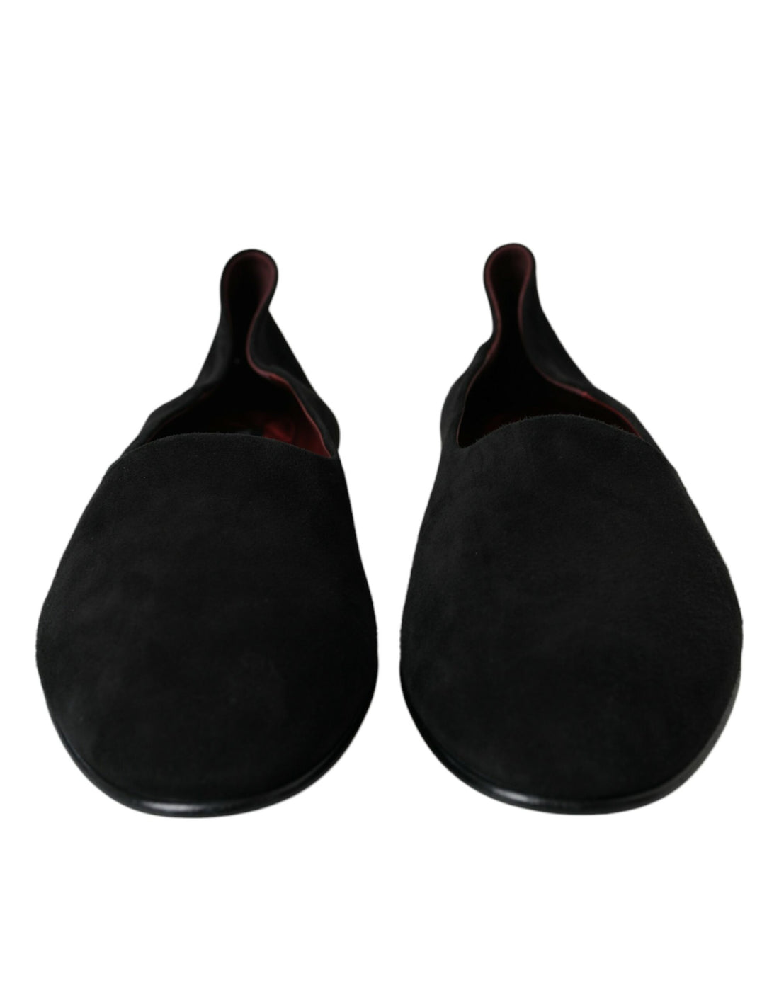 Dolce &amp;amp; Gabbana svarta mockaloafers för formella klänningar slip-on-skor