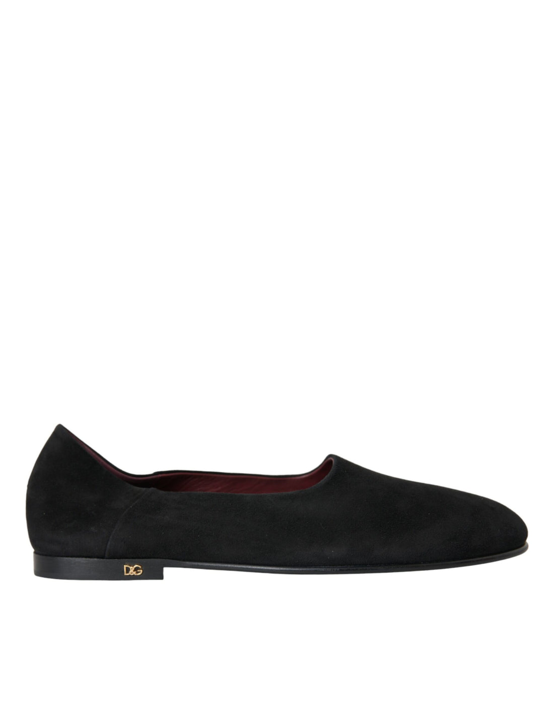 Dolce &amp;amp; Gabbana svarta mockaloafers för formella klänningar slip-on-skor