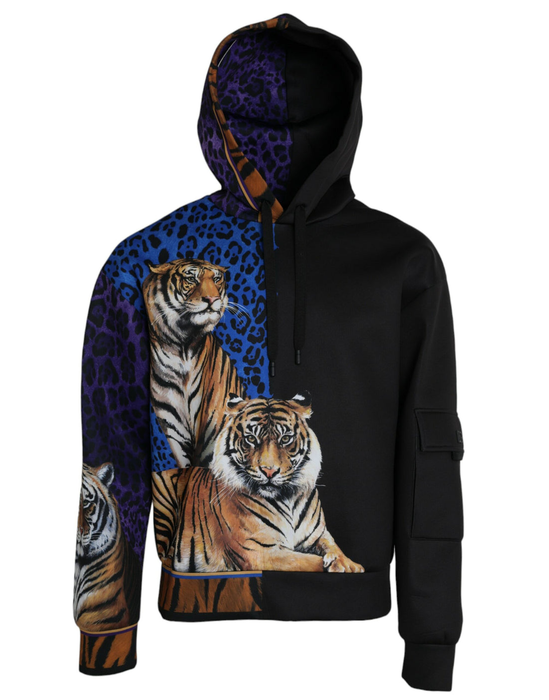 Dolce &amp;amp; Gabbana Flerfärgad Tiger Hooded Sweatshirt