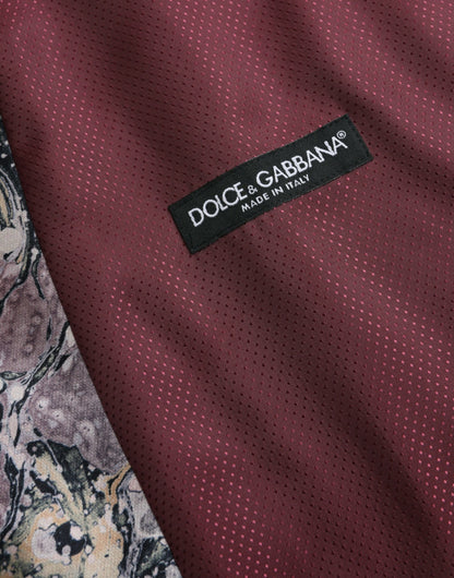 Dolce &amp;amp; Gabbana Flerfärgad Galaxy Sidenväst Formell Väst