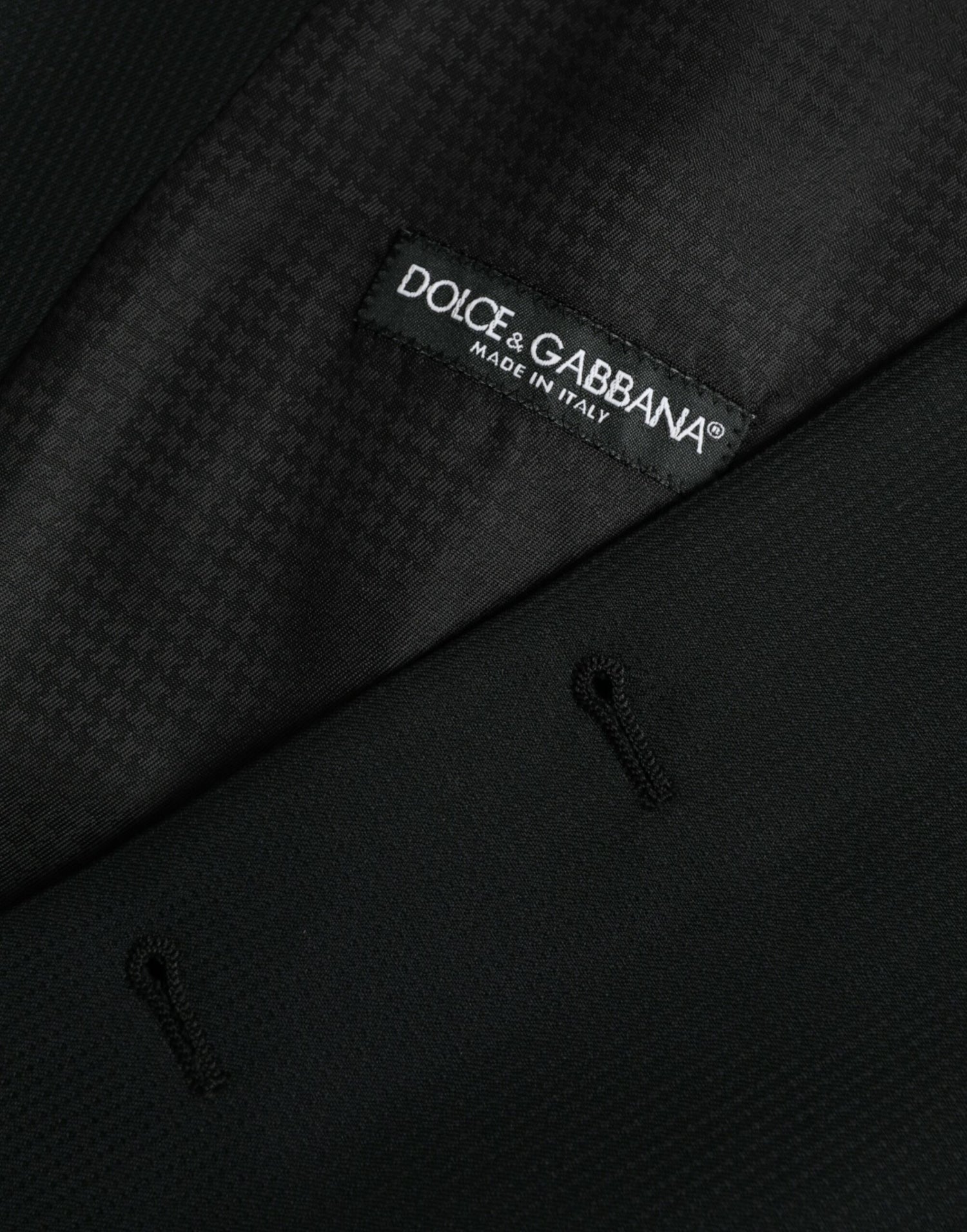 Dolce &amp;amp; Gabbana Svart Ullväst Klänning Formell Väst