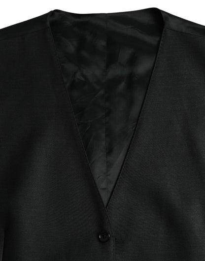 Dolce &amp;amp; Gabbana Svart Ullväst Klänning Formell Väst