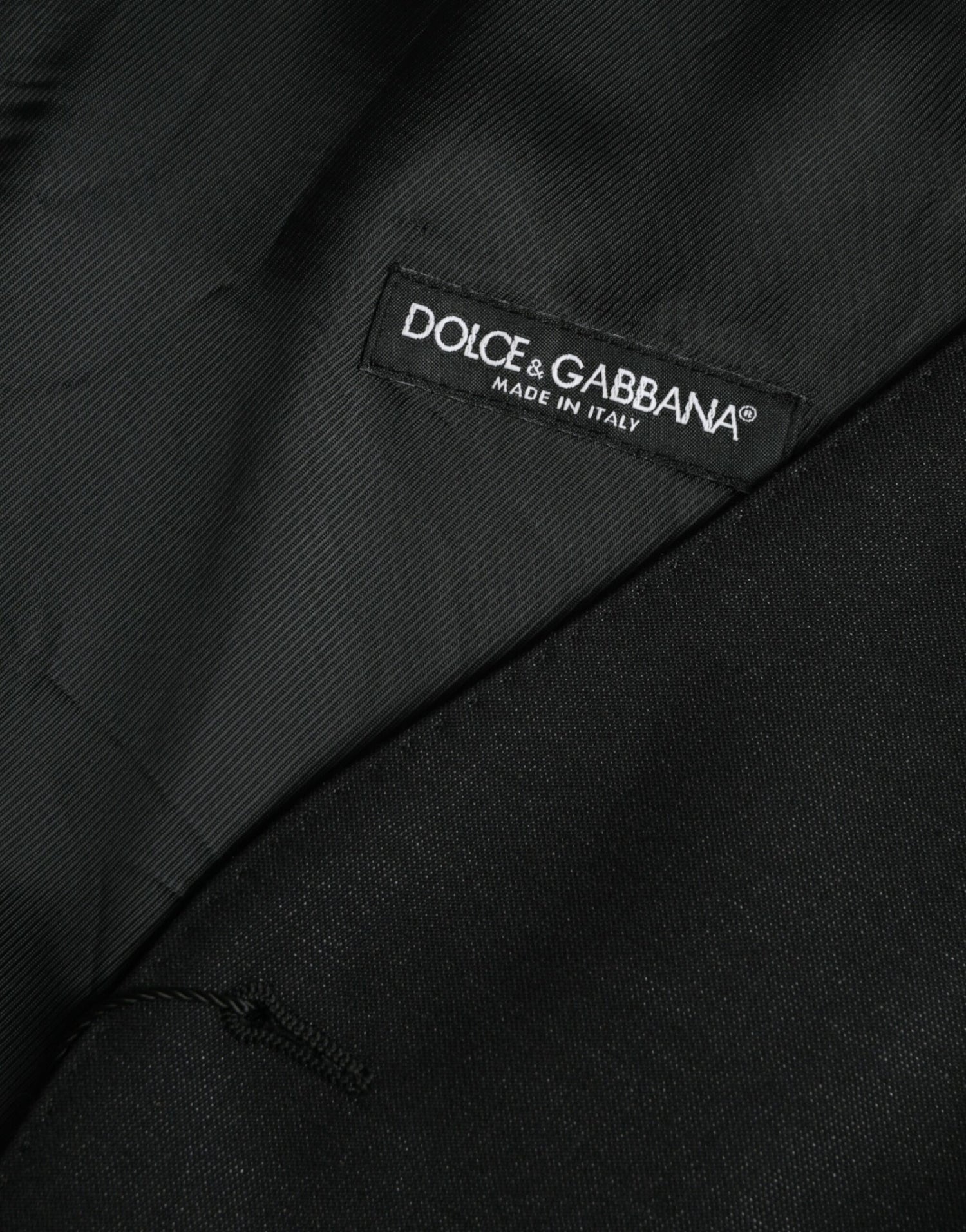 Dolce &amp;amp; Gabbana Svart Ullväst Klänning Formell Väst