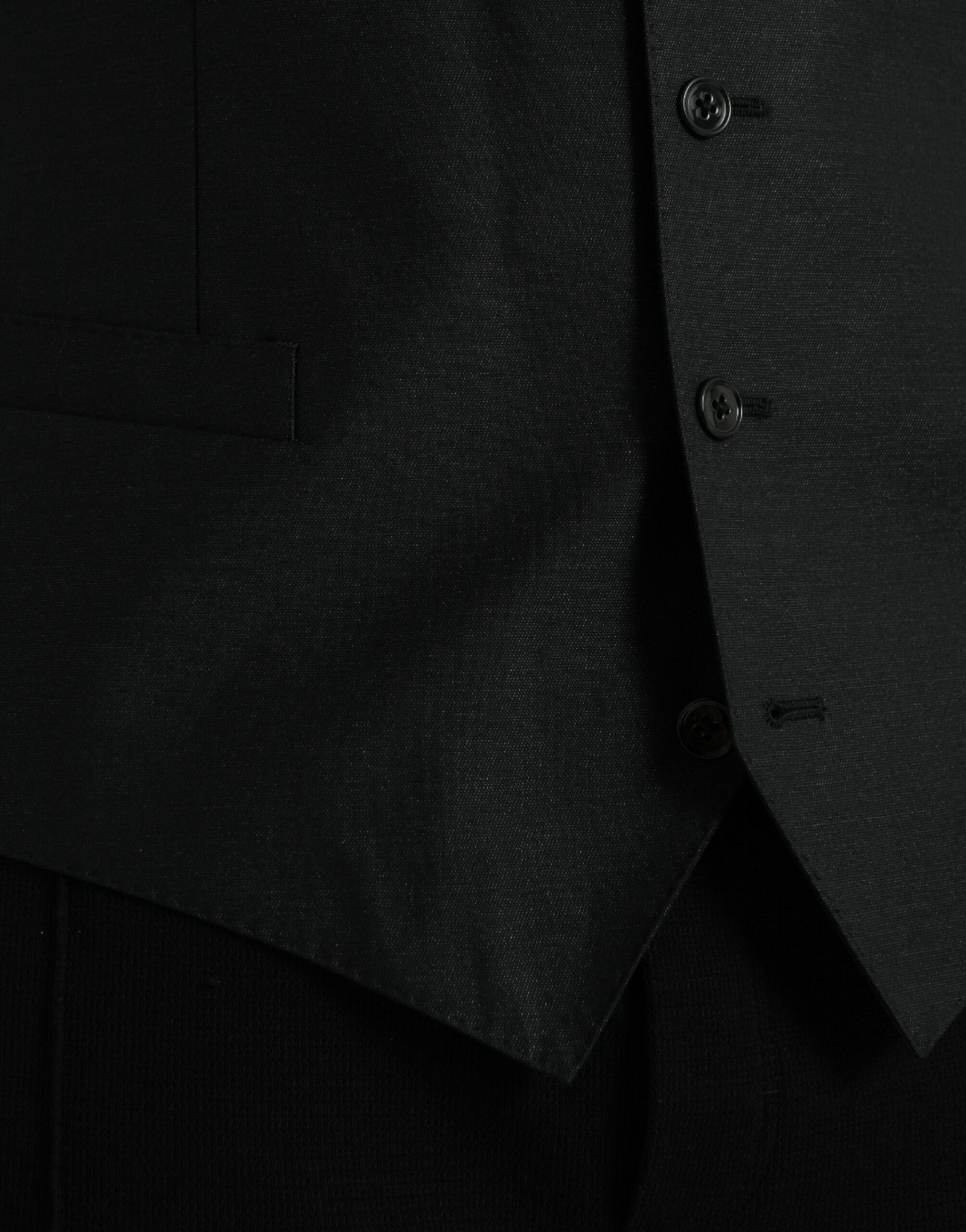 Dolce &amp;amp; Gabbana Svart Ullväst Klänning Formell Väst