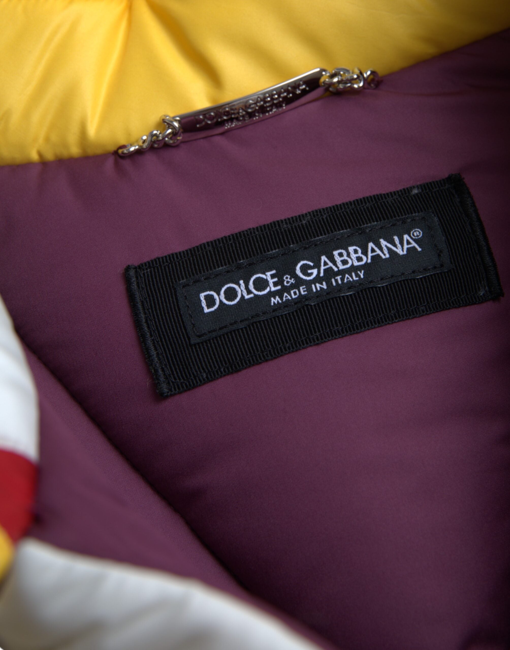 Dolce &amp;amp; Gabbana Flerfärgad Vindjacka Pufferjacka Herr