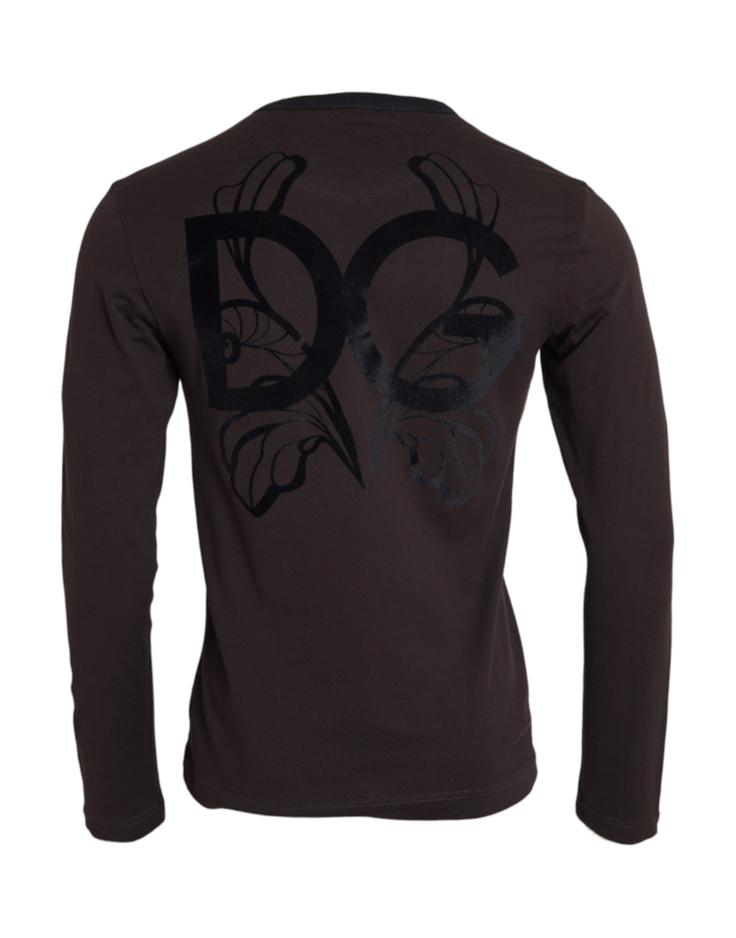 Dolce &amp;amp; Gabbana Brun DG Logo Rundringad Tröja