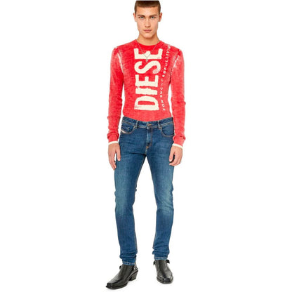 Diesel Blå Bomullsjeans &amp;amp; Byxor